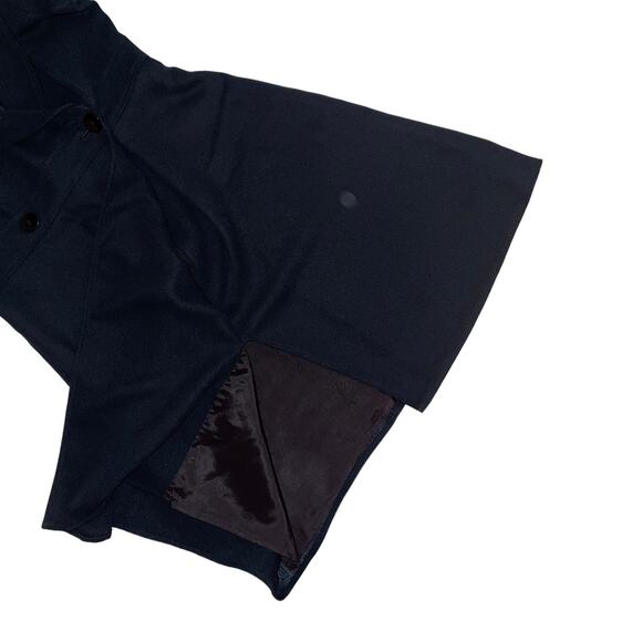 Nanette Lepore Short Sleeve Collared Black Mini Dress Size 8 - Picture 7 of 12